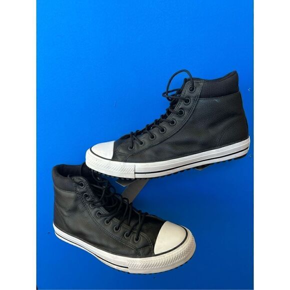 Converse Chuck Taylor All Star PC Boot High Top Black/White Size 10 162415c New - Picture 2 of 6